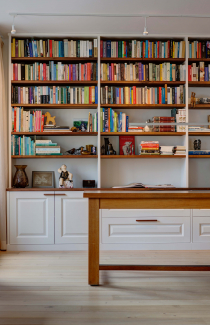 Een boekenkast in stijl 3 Detail boekenkast